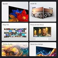 TCL 40V5D – 40 Zoll Full HD, QLED, HDR, Direct LED, Fire TV, Press and Ask Alexa, AirPlay 2, Rahmenloses Design in Metall-Optik – Ansicht 3