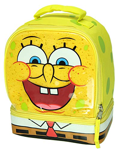 Spongebob Squarepants Dual Compartment Lunch Box Tote