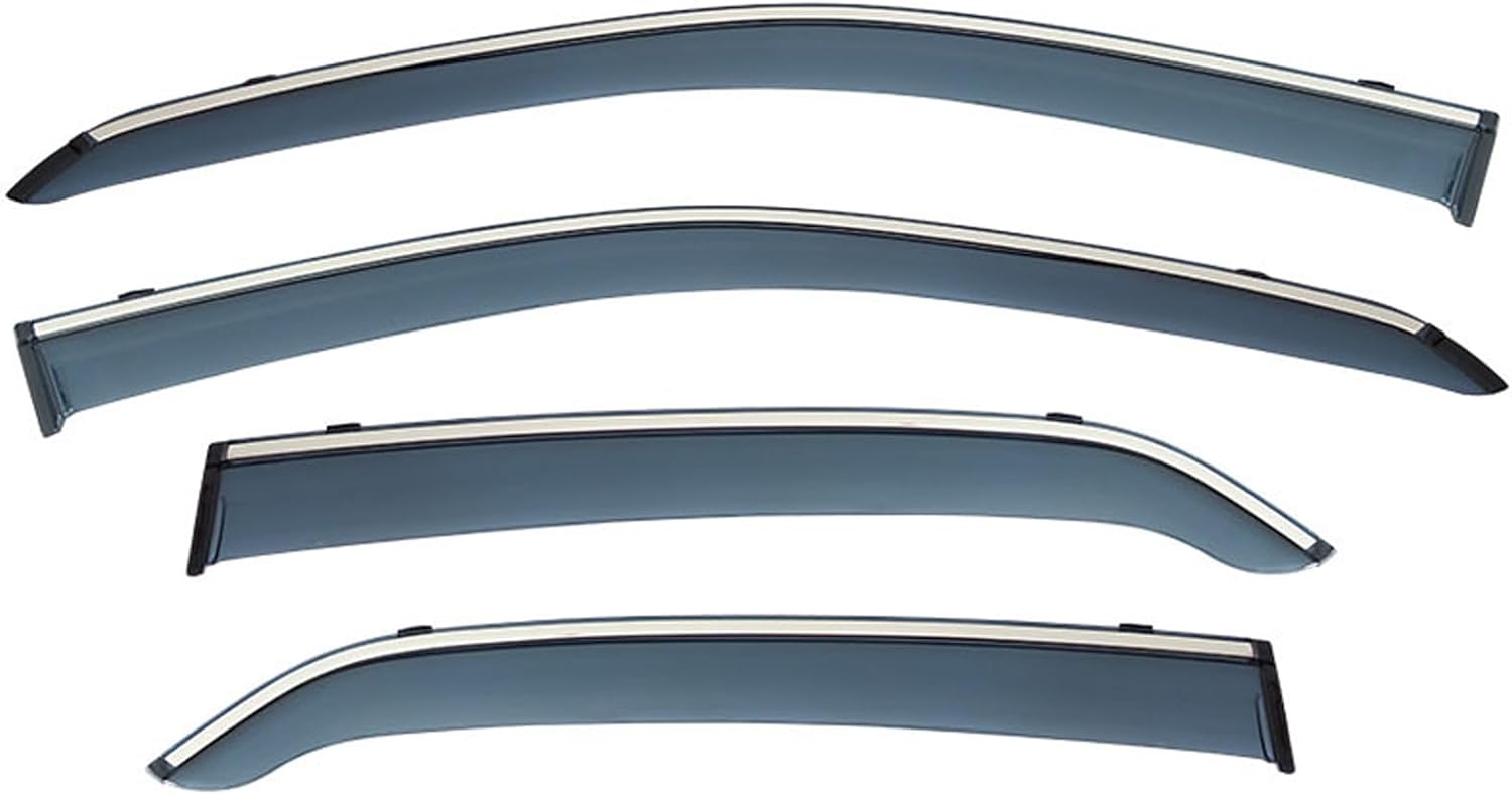 Window Visors for Buick Encore GX Short Wheelbase MK1 2021-2025,Tape-on Side Window Deflectors Extra Durable Vent Shade Visor Rain Guards Exterior Car Accessories - 4 pcs