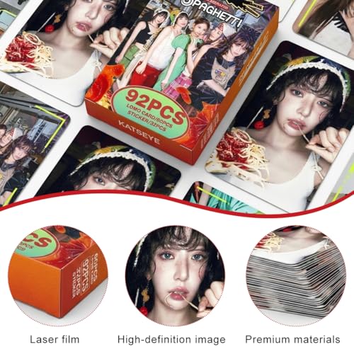 Image of Fancyku 60PCS JHOPE Photocards and 32PCS Sticker Set K Pop Idol Photo Card Collection Aesthetic Scrapbook and Phone Decor for Fans
