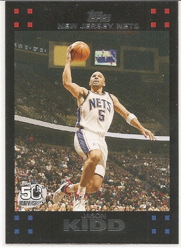 Amazon.com: Jason Kidd 2007-08 Topps New Jersey Nets Card #5 