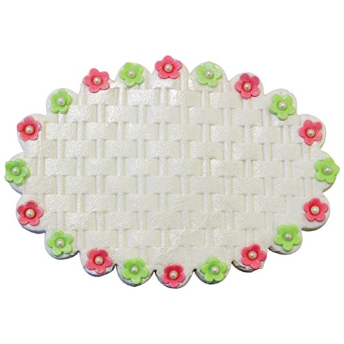 PME Deep Impression Basketweave Rolling Pin 50 cm (20-Inches), White, 50 cm (20 in) - Image 4