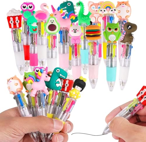 BeyondLuv Cute Pens Party Favors For Kids Toys- 15Pcs Mini Cute Stationary School Supplies Return Gifts For Birthday Party Birthday Giveaways Stationery Set Small Gifts Goodie Bags