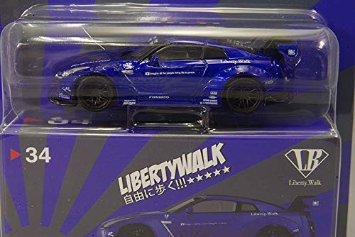 Mini GT 1/64 LB Works Nissan Skyline GT-R R35 Candy Blue MGT00034