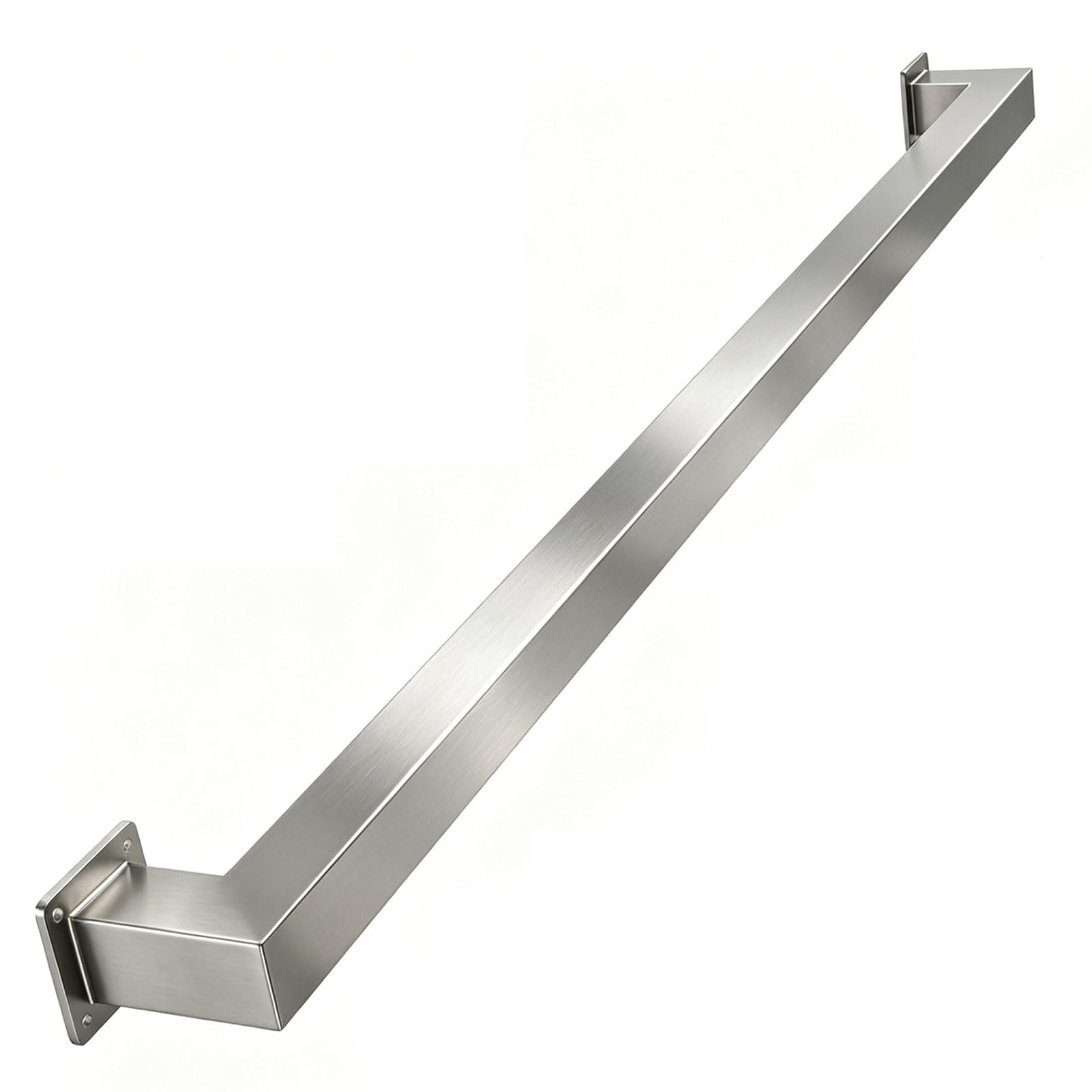 Sxbhdm One Color Stair Handrail For Walls, Stainless Steel Staircase Banister Hand Rails, Sturdy Stair Railing For Loft Porch Deck, Safety Grab Bar With Fittings(14Ft/420Cm)
