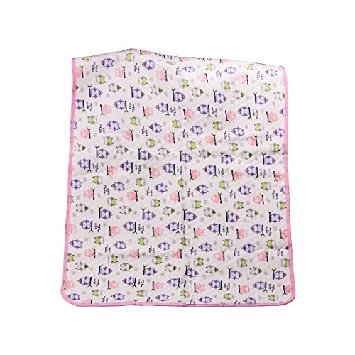 Irypulse Protector Cubrecolchón Impermeable para Bebé Niños, Gran Tamaño 105 * 70CM Alfombrilla Colchón Cambiador para Cama Lavable y Reutilizable, para el Hogar Rosa