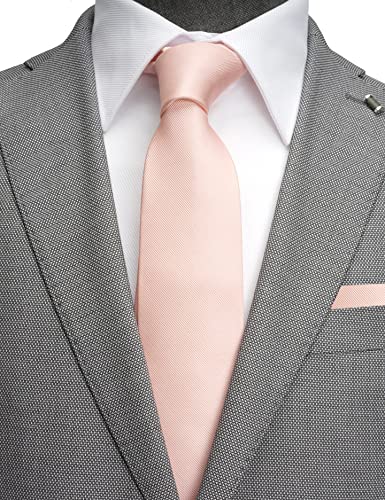Image of Classic Tie and Pocket Square Set for Men, 3.2-Inch Standard Width