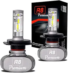 Kit Lampada Led Ultra Led R8 Premium H7 6000k 4000 Lumens