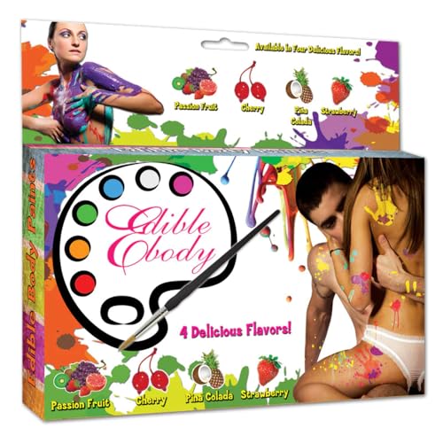 Hott Products Edible Body Play Paints Kit