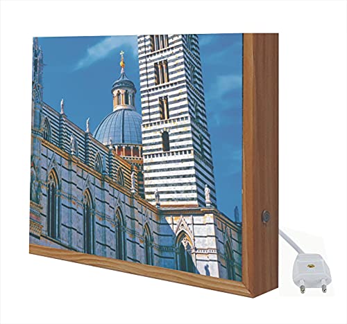 Panneau vintage illuminé Catedral Siena LED pour déco murale - 5