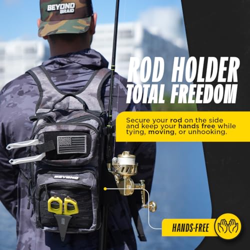 Beyond Fishing Voyager Tackle Backpack - Black Onyx - image 5