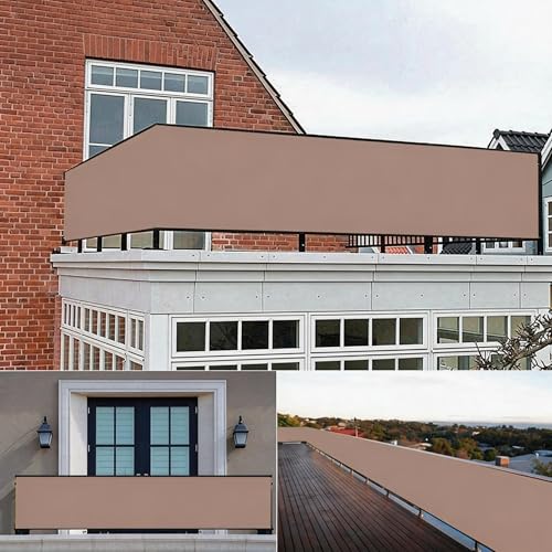 Brise-vue pour terrasse extérieure anti vis-à-vis fixation facile