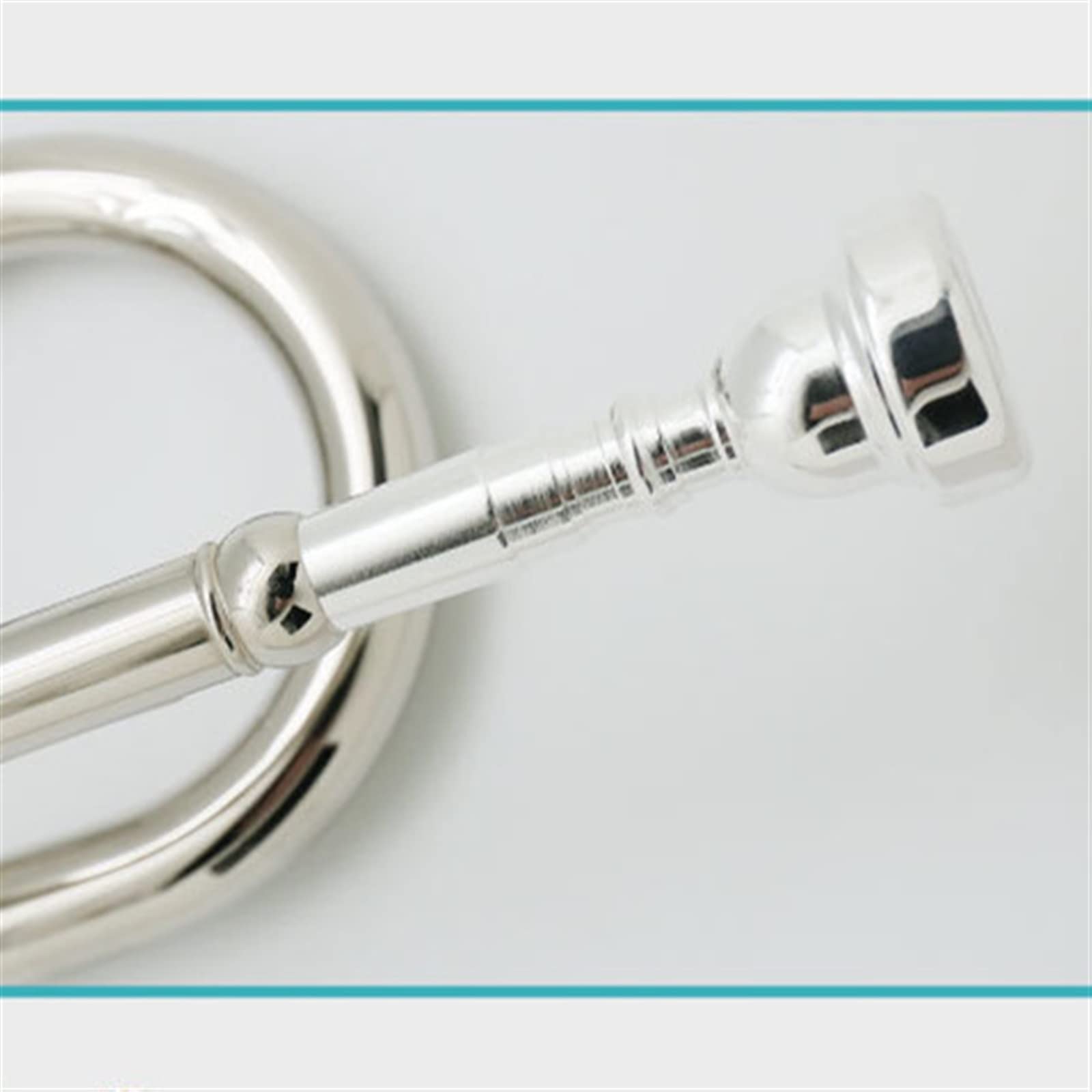 Trompete Instrument B Anfänger Blaskapelle Blaskapelle Schulband Anfänger Trompete (Color : Silver)