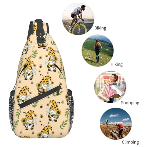 Bolso tipo sling WOEZKEX para deporte y actividades casuales miniatura 7
