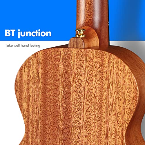 Ukulélé Tenor Enya EUT-MS Solid Mahogany 26 pouces Ukulélés Débutants et Professionnels avec Housse - Les Beatles, Paul McCartney, John Lennon, RIngo Starr, George Harrison Ukulélé Tenor Enya EUT-MS Solid Mahogany 26 pouces Ukulélés Débutants et Professionnels avec Housse – Image 7