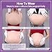 Funxzior Silicone Fake Pregnancy Pregnant Belly with Ventilation Grid Realistic Beer Belly for Cosplay Actors Film Props (Last Trimester, Waist L Size, Beige)