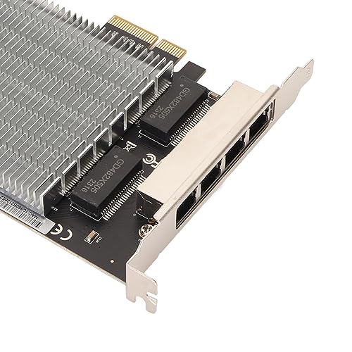 Tarjeta de Red PoE con 4 puertos RJ45, interfaz PCIe, 2.5G, 30W por puerto, hasta 100 metros de distancia Ethernet miniatura 7