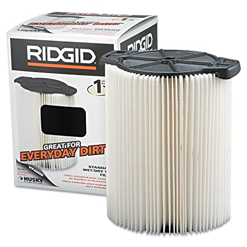Ridgid 72947 VF4000RT Standard Filter, White, 5 gallon and up