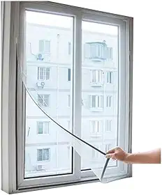 Tela Mosquiteiro Magnética para Janela Cortina de Proteção contra Insetos Mosquito 150cm X 180cm