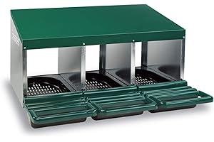 3-Compartment Roll Away Egg Nesting Box