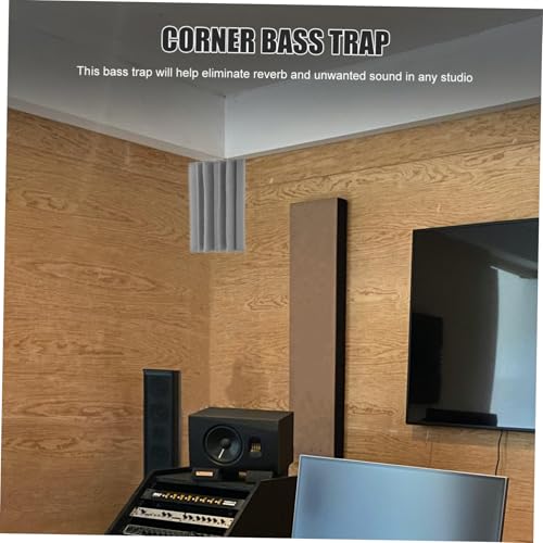 Atrapadores de Bajo 3 Piezas Esponja Acústica Absorbente de Sonido para Esquinas Tratamiento Acústico miniatura 4
