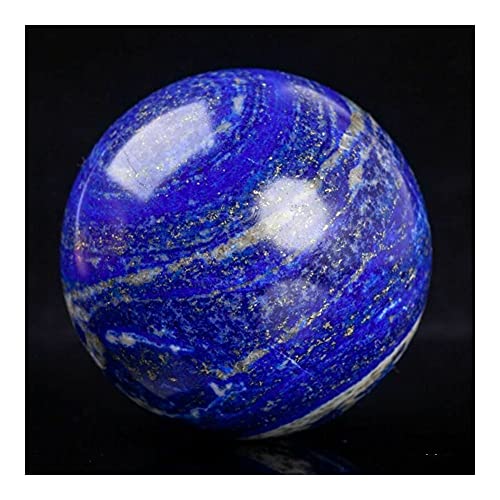 Lapis lazuli véritable de qualité supérieure, sphère ésotérique de collection 75mm - 3