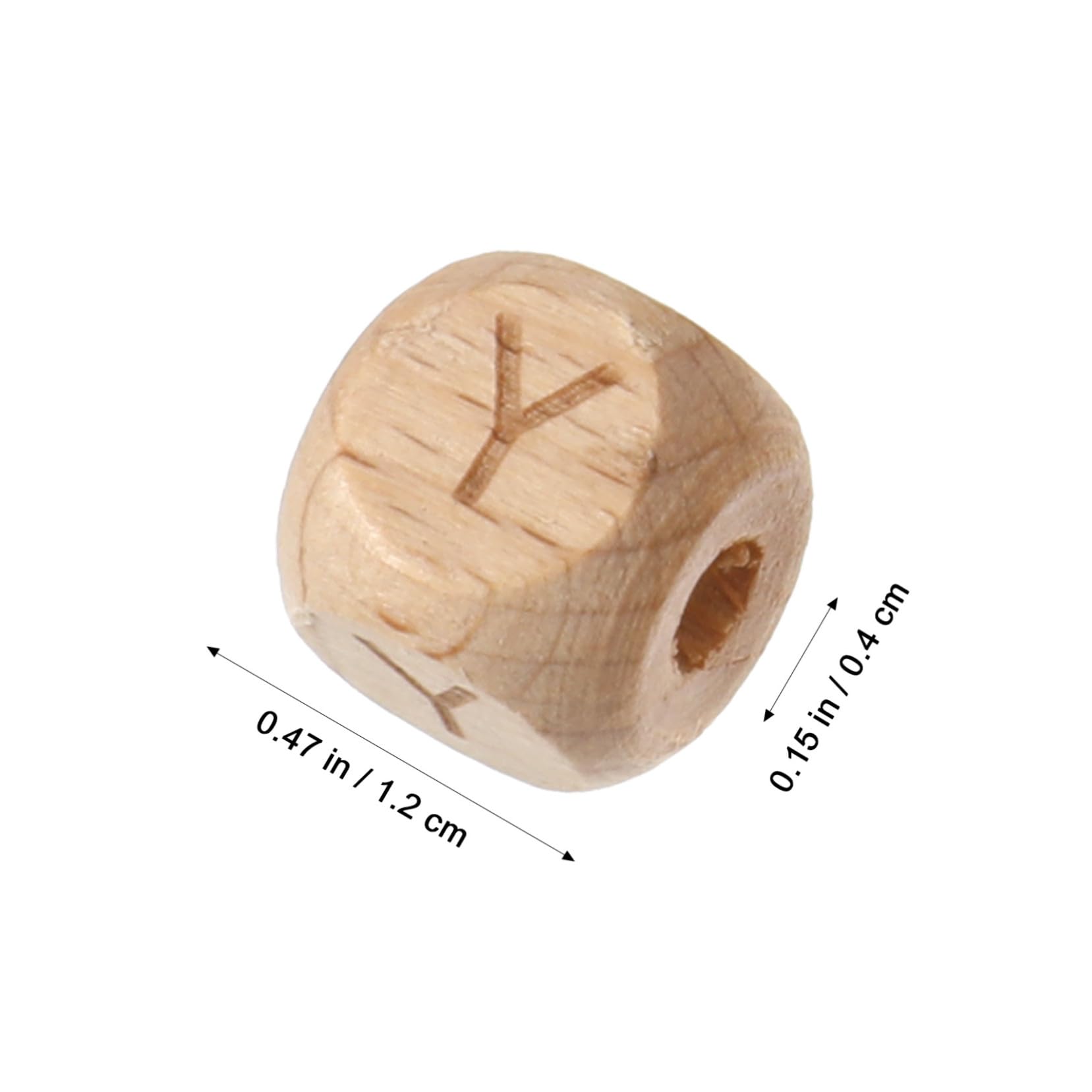 260 Stk. Beech Holz Buchstabenperlen für Armbänder Quadratische Alphabet Buchstabenperlen zum Basteln von Schmuck Halsketten und DIY Projekten Kinderfreundlich und Vielseitig