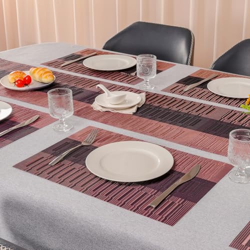 Chitomars Tischsets abwaschbar, Platzsets abwaschbar PVC Platzdeckchen – Ansicht 3