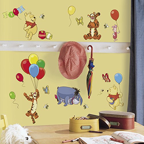 Roommates Rmk1498Scs Winnie The Pooh And Friends Peel And Stick Wall Decals #TOP1