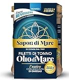 Ricco di omega 3 Filetti di Tonno Olio di Mare 200 g Omega 3