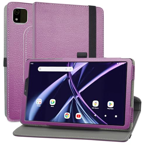 MAMA MOUTH Coque pour Acer Iconia Tab A8,en Cuir Protecteur avec Stand Étui en PU Cuir Rotative 360 degrés Housse de Protection Flip Case Cover pour Acer Iconia Tab A8...