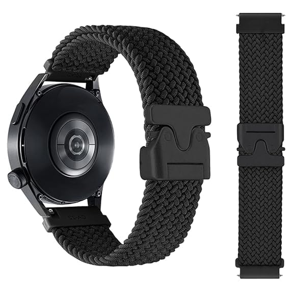Image of YODI 20MM Strap Band Compatible With Samsung Galaxy Watch 7 /6 /5 /4 40 /44mm Classic,Samsung Watch 5 /5 Pro, Galaxy Watch 4 40mm 44mm / Watch 4 Classic 42mm 46mm Smartwatch Only, Nylon Straps Accessories