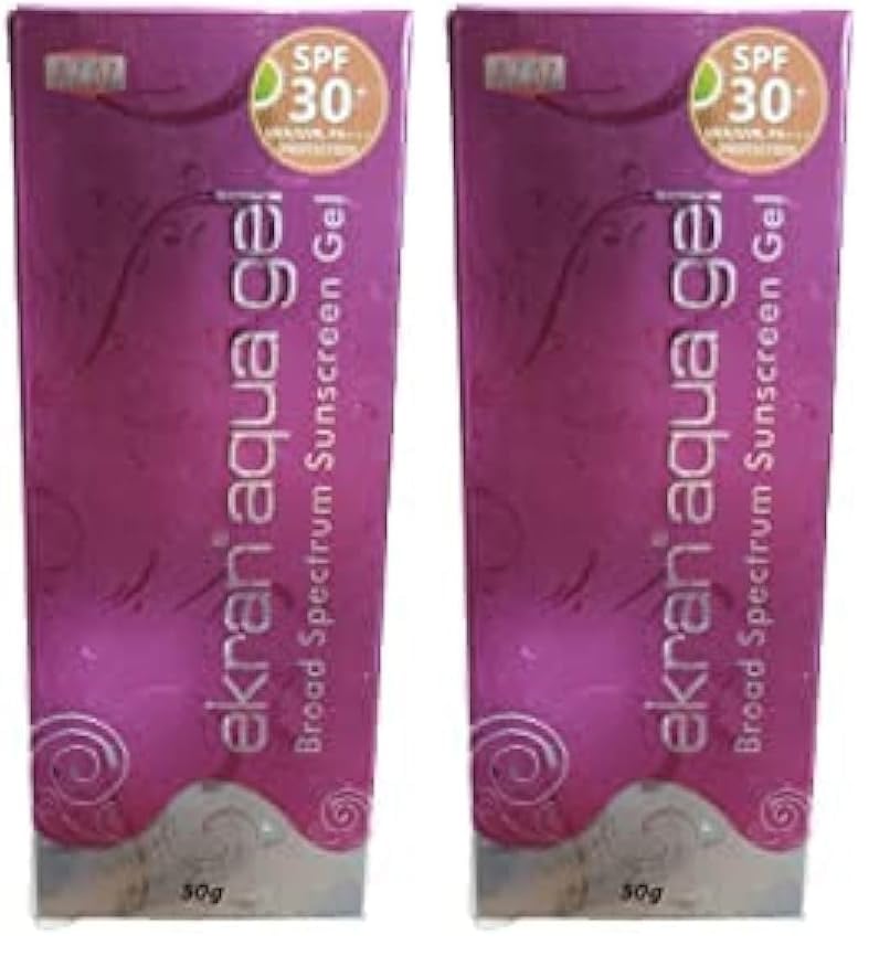 Image of KLM Ekran Aqua Gel SPF 30+ PA+++, 50g (Pack of 2)
