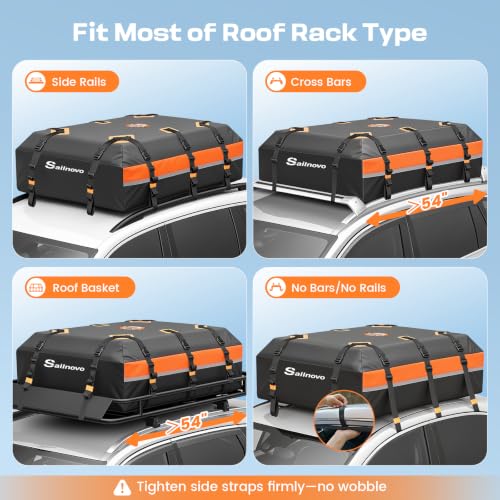 Sailnovo 21 Cubic Feet Car Roof Bag