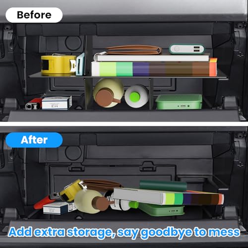 DIAMOOKY 3PCS Center Console Organizer Compatible with Toyota 4Runner 2024 2023 2022 2021 2020 2019-2010 Glove Box Organizer Gear Shift Tray Armrest Storage Box 5th Gen 4 Runner Accessories by DIAMOOKY - Image 5