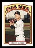 2021 Topps Heritage #362 Austin Slater San Francisco Giants MLB Baseball Trading Card
