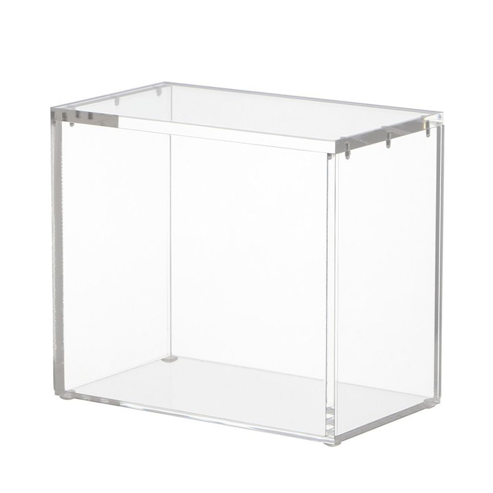 – Acrylic Boxes for Display - Dustproof Clear Figure Acrylic Display Box,Storage Organizer Protector with Lid for Museum Cards Doll Table Perfume Hobby Home Women Men