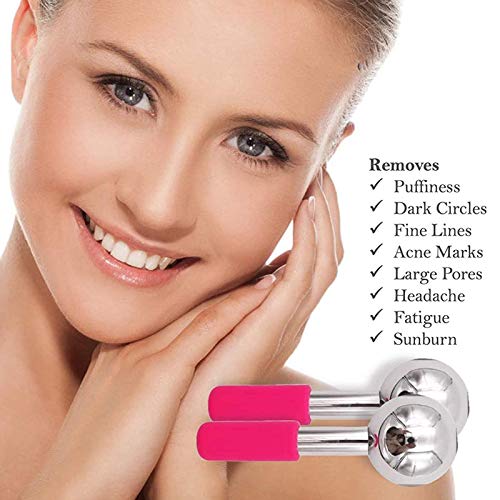 Magic Cool Roller Ball Cryo Lift Face Eye Ice Globes Facial Cold Ball Massage Tools voor roodheid Rustgevende sinus… - Image 6