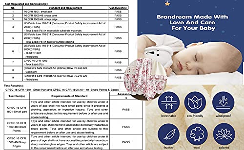 Brandream Girls Nursery Bedding Pink Floral Crib Bedding Set 3 Piece Farmhouse Baby Blanket Set, 3 Piece #TOP6