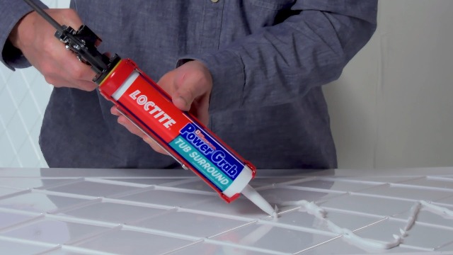 Image of Loctite Power Grab Tub Surround Construction Adhesive, 9 fl oz, Cartridge (12 Pack)