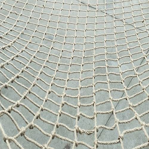 Hemp rope protection net Climbing Nets Outdoor Balcony Fall Prevention Nets Lattice Nets Climbing Plants Hemp Rope Nets Bar Decorations & Accessories Wall/Patio Rope Net Ceilings Stair Protection Net(