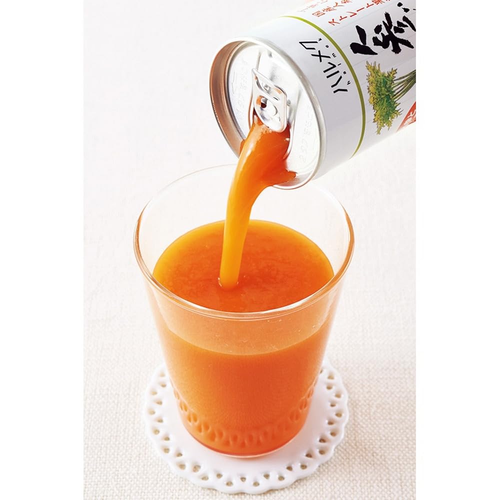 Amazon.co.jp: ハルメク 人参ジュース【缶】190g×30本 : 食品・飲料・お酒