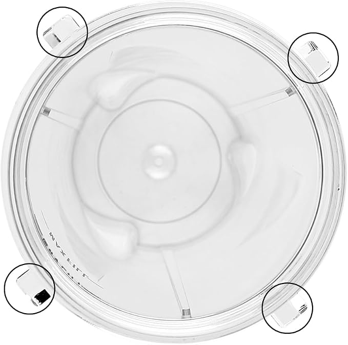 Repuestos para licuadora Anbige 2 piezas 12 oz con tapas, compatible con Ninja BL770 BL660 BL810 QB3000 miniatura 4