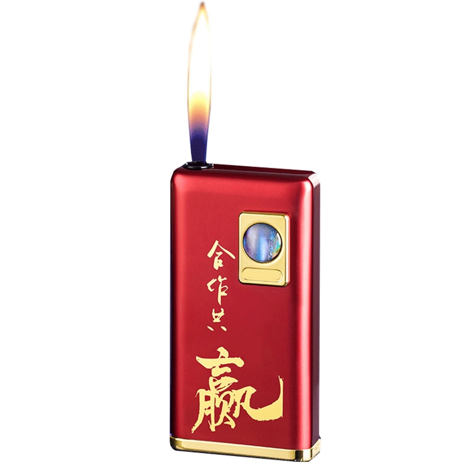 Amazon.com: DHJIQAZQ Butane Torch Lighter, Silent Ignition Lighter,  Windproof Open Flame Lighter, Metal Lighter, Butane Lighter (Without  Butane)(Red A) : Health & Household