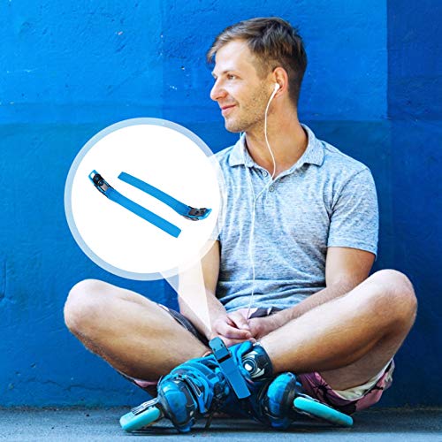 BESPORTBLE 2Pcs Inline Sapatos de Patinação Tiras Fivela Substituições de Energia T Cinto Rolo Inlin