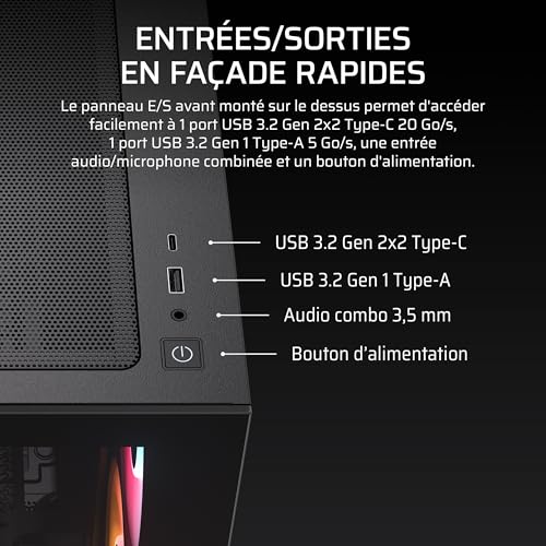Corsair RS R ARGB Midi Tower Neuf - vue 7