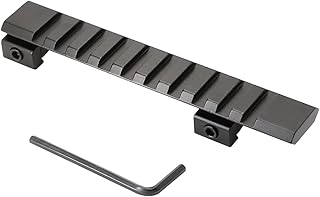Riser Converter 4.9" 11mm Dovetail to 20mm Picatinny Weaver Mount Adapter 10 Slots 124MM - Higoo