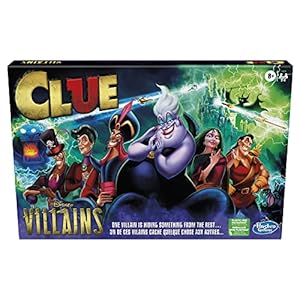 Hasbro Gaming Clue: Disney Villains Edition Board Game for Kids Ages 8+, 2-6 Players (Amazon Exclusive)