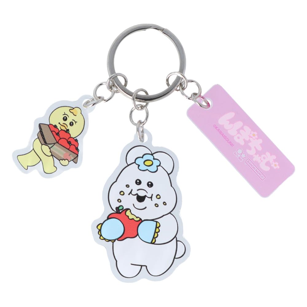 Amazon.co.jp: [サンスター文具] んぽちゃむ キーホルダー 3連アクリル