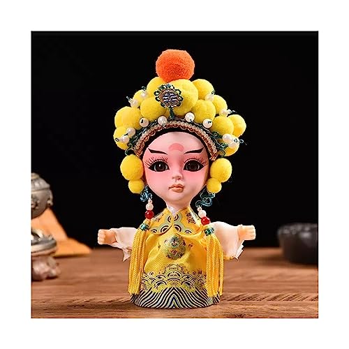 Lingula Statue Figurines Desktop Beijing Gift Beijing Style Doll Doll Decorations Beijing Opera Facial Makeup Opera Character Gifts Chinese Style Decorative Ornaments (Color : 11)
